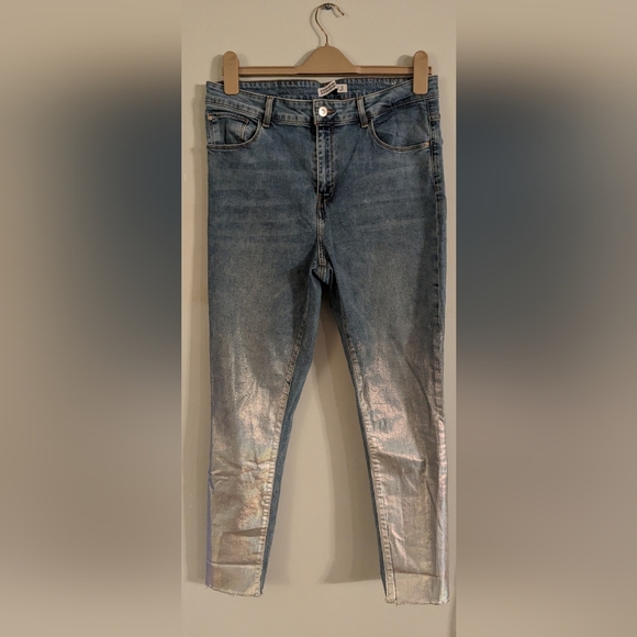 Zara jeans metalic - Picture 7 of 9